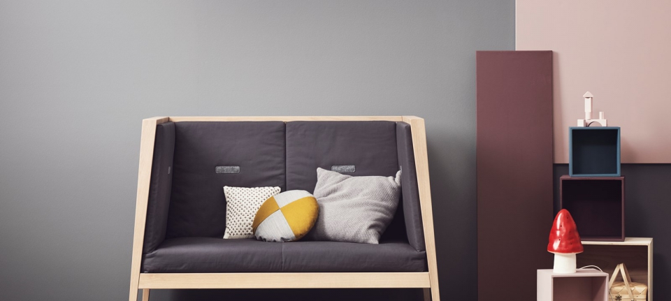 linea bed turns into a sofa 
